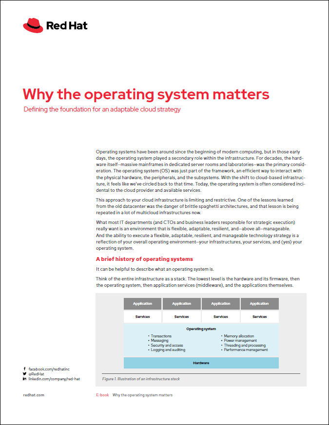 Why the operating system matters WisdomInterface