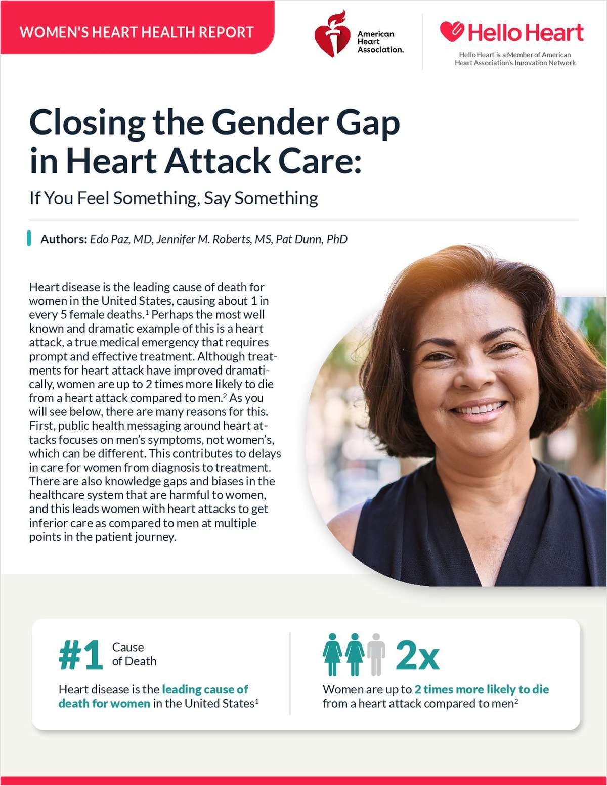 Closing the Gender Gap in Heart Attack Care: If You Feel Something, Say Something